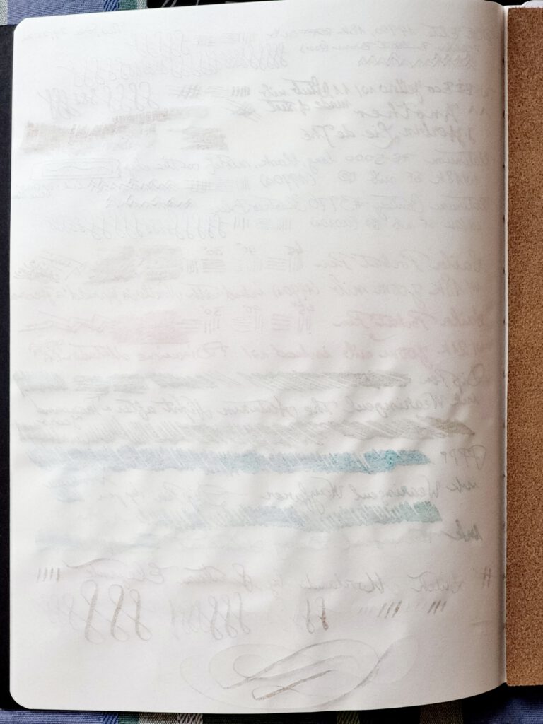 See-through paper, this Tomoe River is :smile: