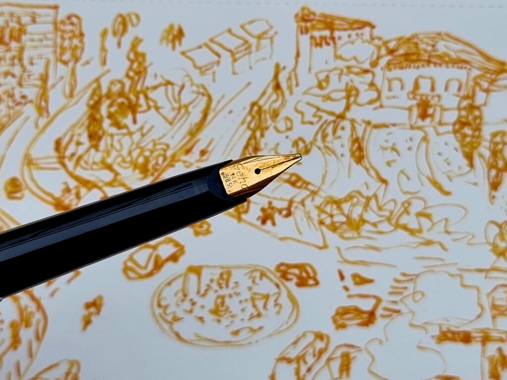 A Geha 722 w 14k BB nib