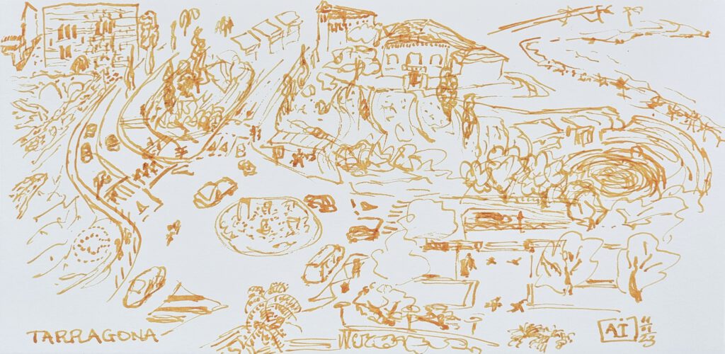 Drawn Pretorio, Circ i Amfiteatre Romà, Tarragona