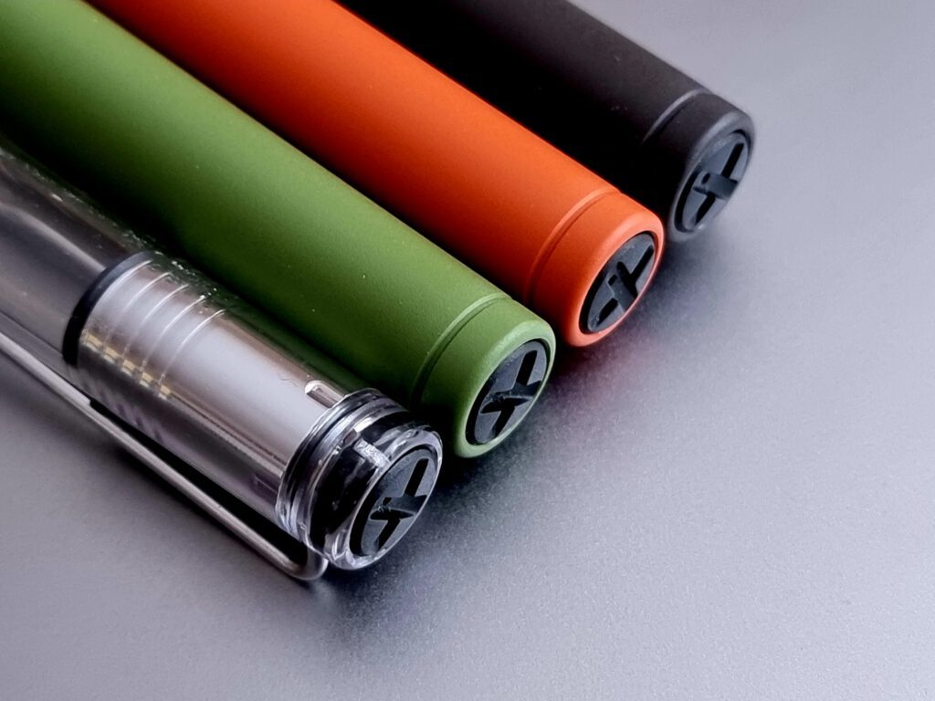 Lamy Safari - Four Pens - Caps
