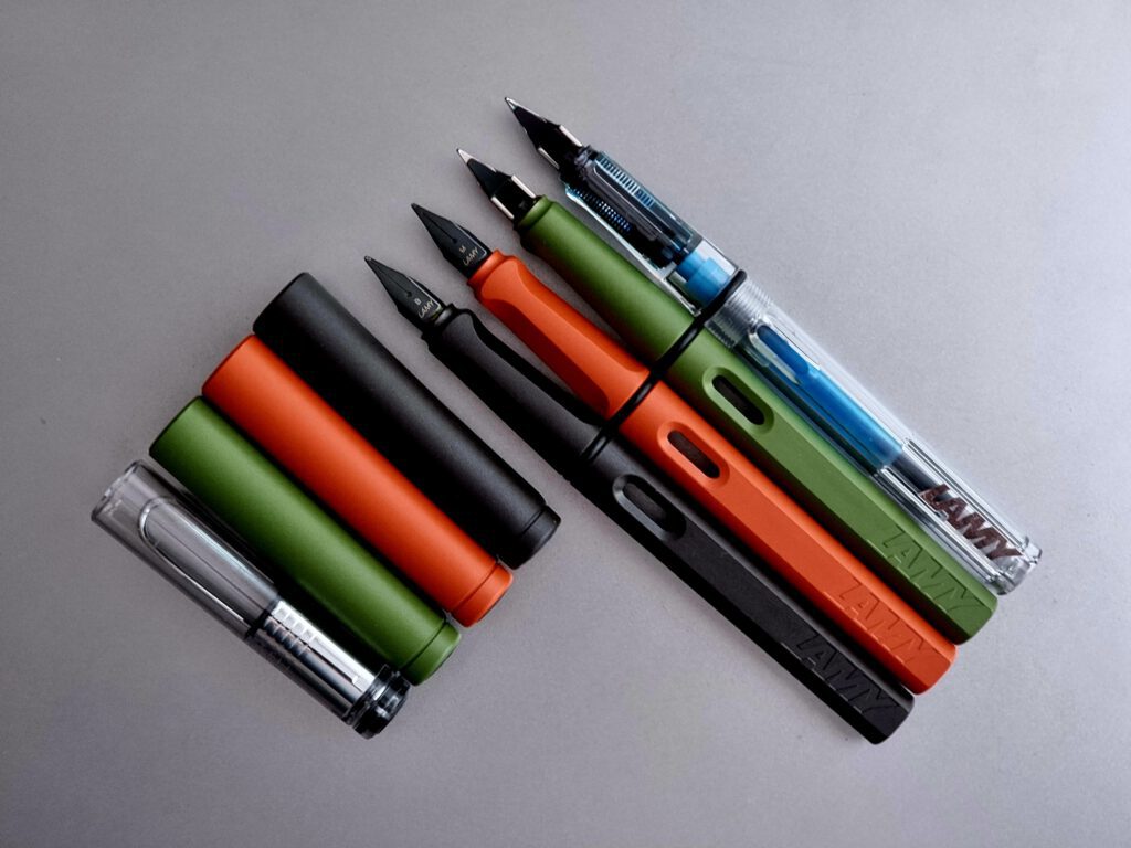 Lamy Safari - Four Pens - Overview