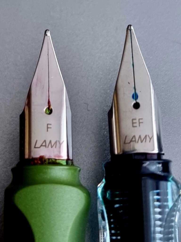 Lamy Z50 Steel E and EF Nibs