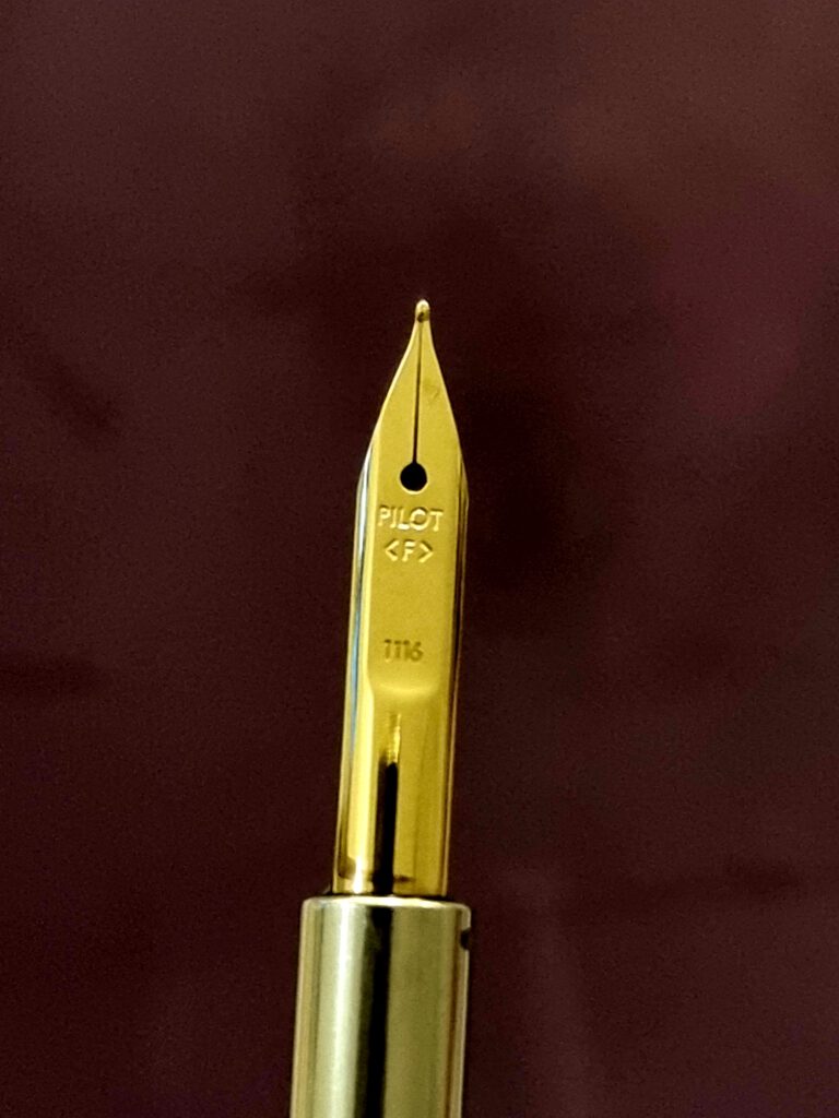 Nib Zoom In - Take Sumi background - Pilot Capless 2016