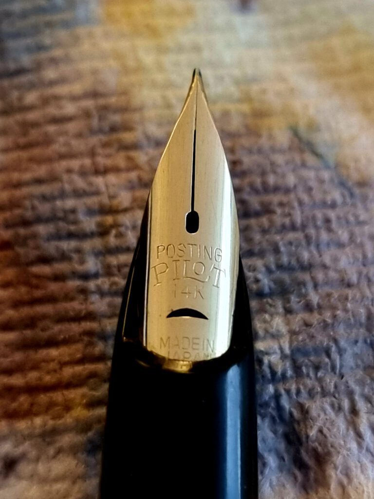 PILOT 1960s 14k POSTING nib
