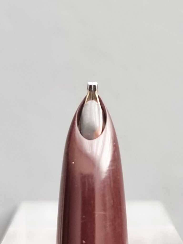 Parker 51 w Greg Minuskin nib - Nib underview