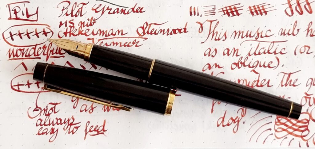 Pilot Custom Grandee H1079 MS nib - At work