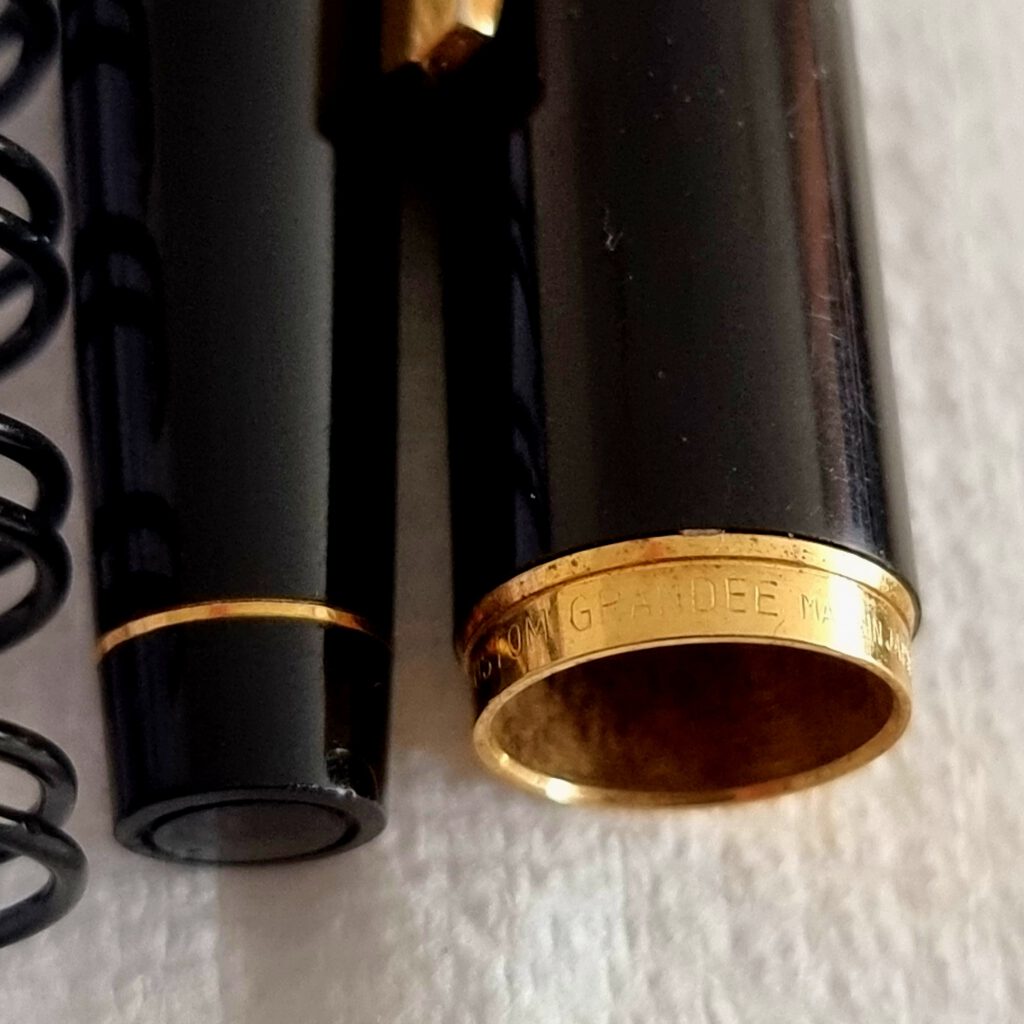 Pilot Custom Grandee H1079 MS nib - Band engraving