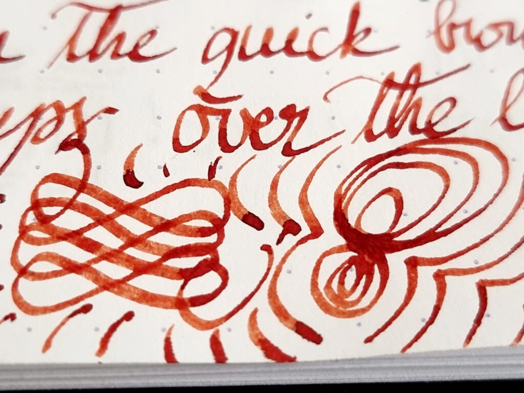 Pilot Custom Grandee H1079 MS nib - Swirls drawing