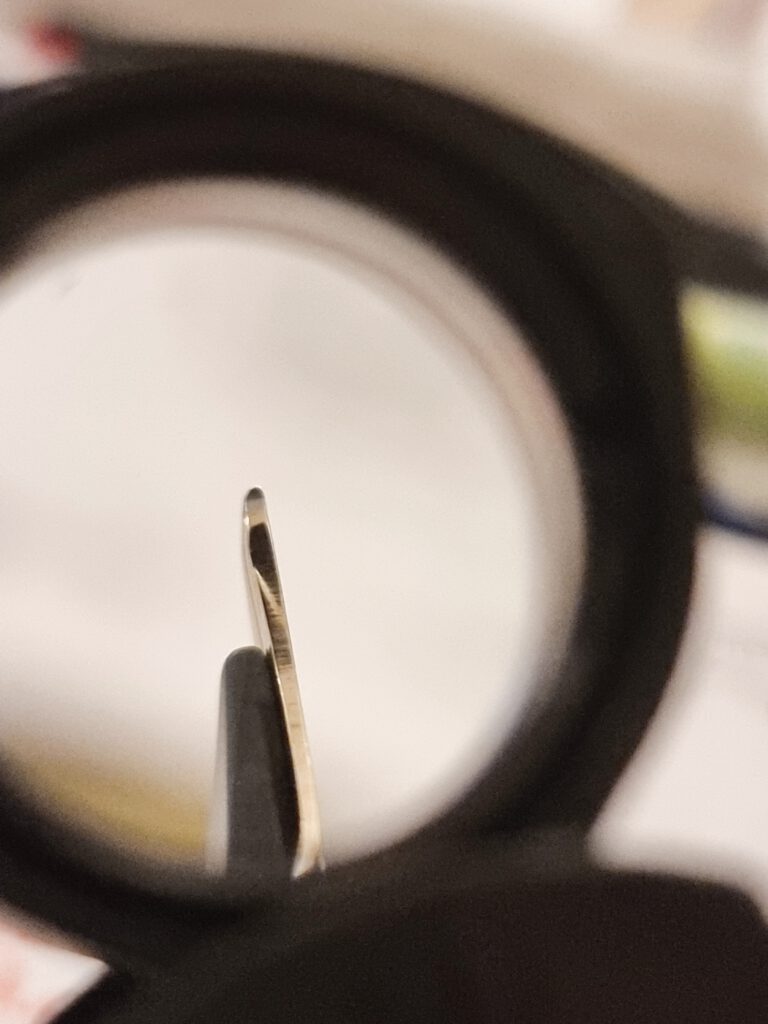 Platinum C3776 - 14K UEF - Nib Sideview - Magnifier