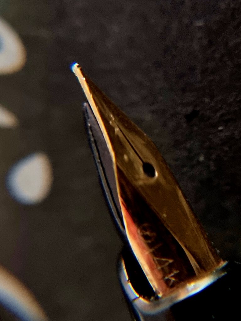Sailor 1960s - 14k - Reverse Trim - Nib Sideview