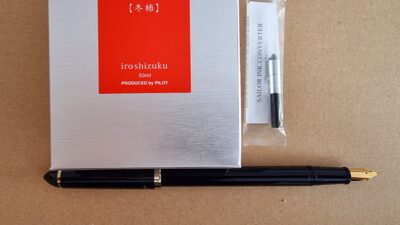 Humble Beginnings – Two Sailor Fude DE Mannen and Two Inks