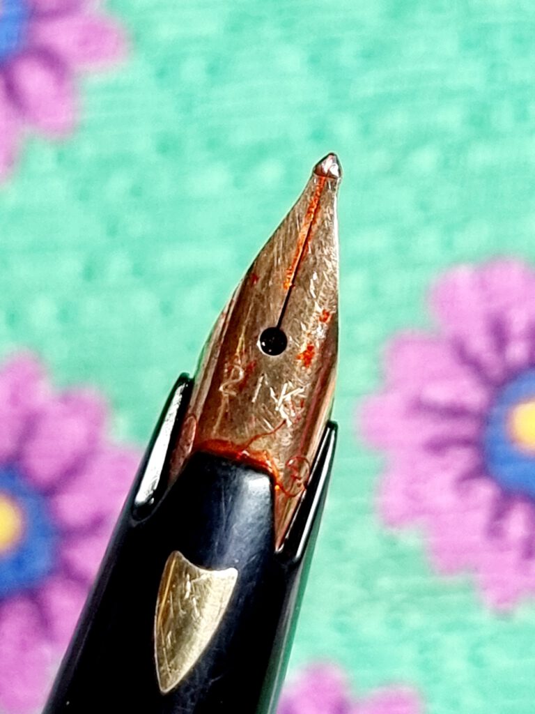 1970s Sailor Mini 21 - Zoom nib - Nib view, over