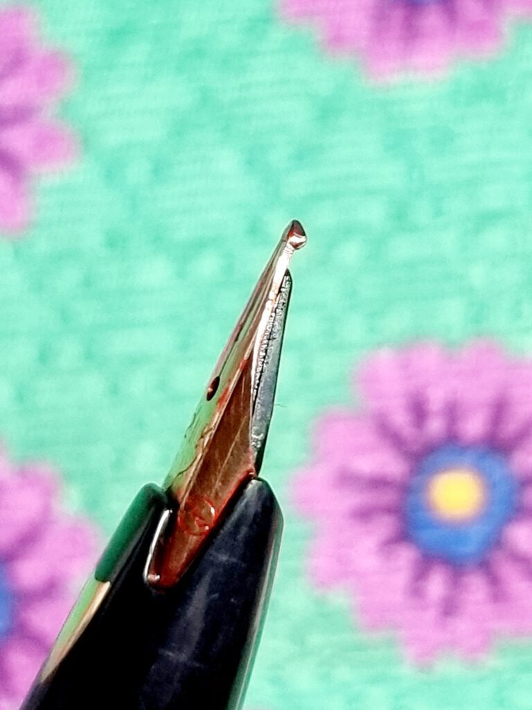 1970s Sailor Mini 21 - Zoom nib - Nib view side