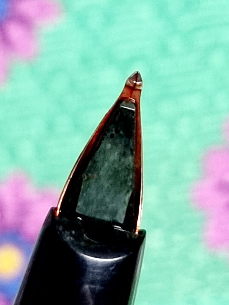 1970s Sailor Mini 21 - Zoom nib - Nib view under