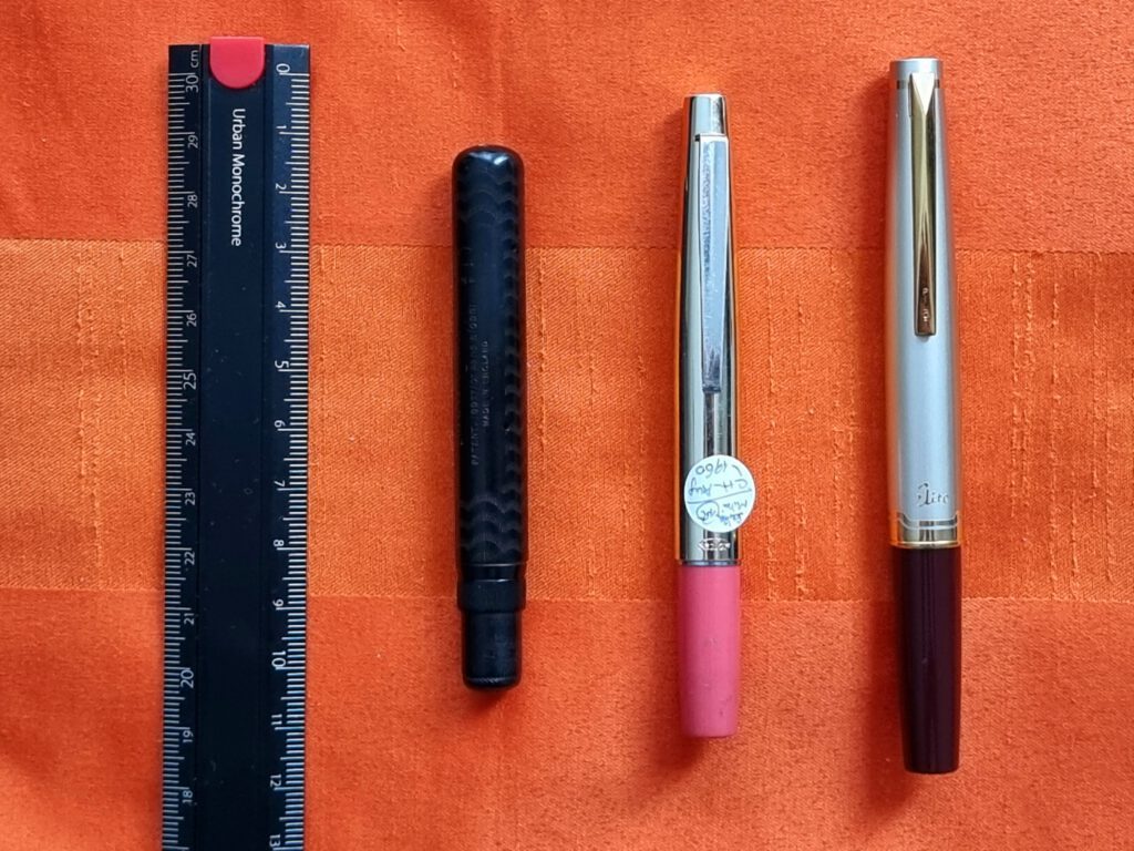 Size Comparison Pocket Pens (1911-2021)